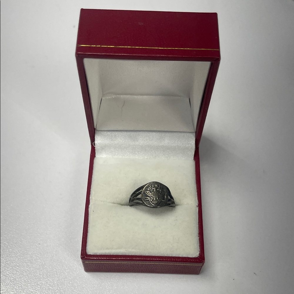 Eagle Ring 925 Stamp Silver Ring Sz 5 1/2